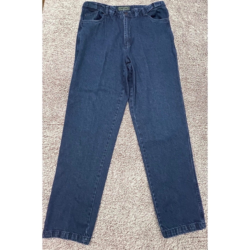 Scandia Woods Adjust-A-Band Mens 36XL Blue Denim Jeans Expandable Waist Straight